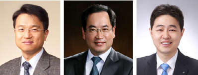 서승우 서울대 교수(왼쪽부터), 김창용 삼성전자 DMC 연구소장, 서창호 KAIST 교수 / 대한전자공학회 제공